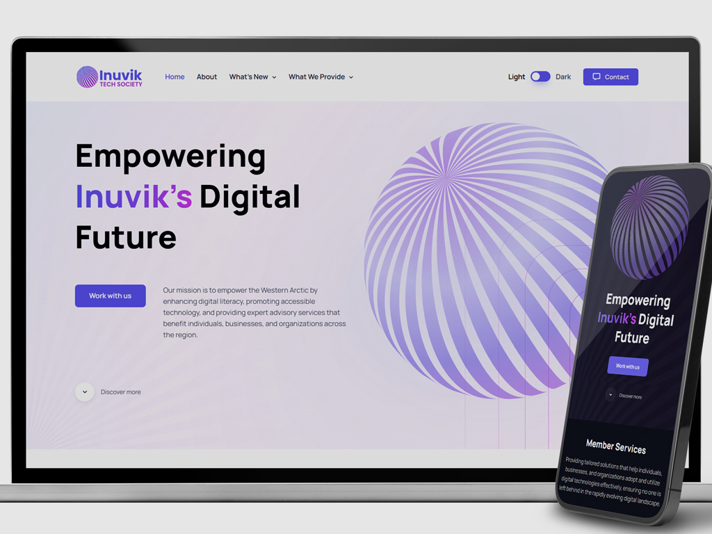 Inuvik Tech Society Launches New Website to Support Digital Literacy and Technology Access